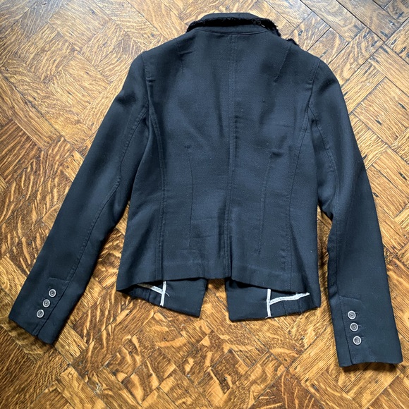 Banana Republic Black Wool Blazer - Size 0 - Picture 13 of 15